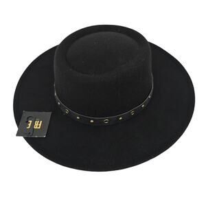 Frye Women's Felt Bowler Hat Black New